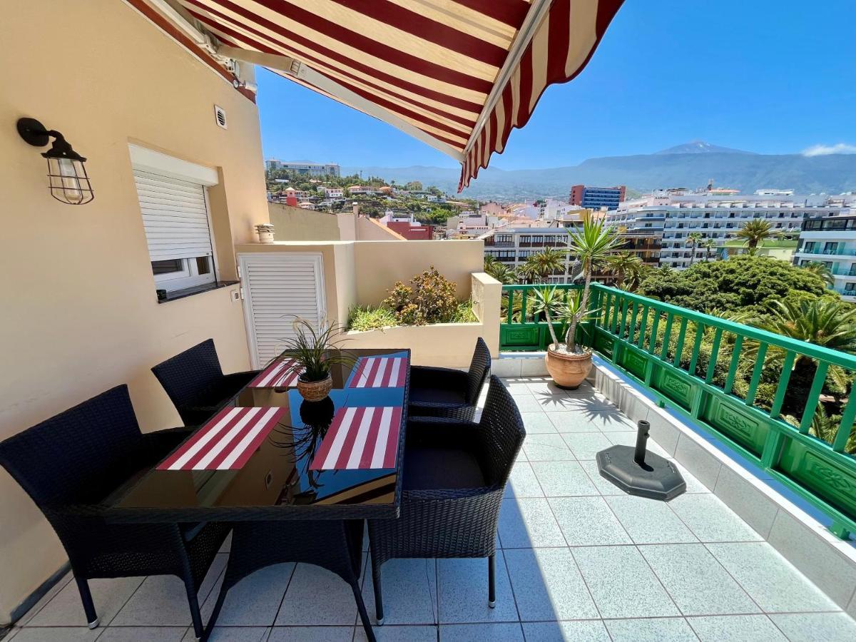 Leilighet Large Penthouse With Sunny Terrace Puerto de la Cruz (Tenerife)