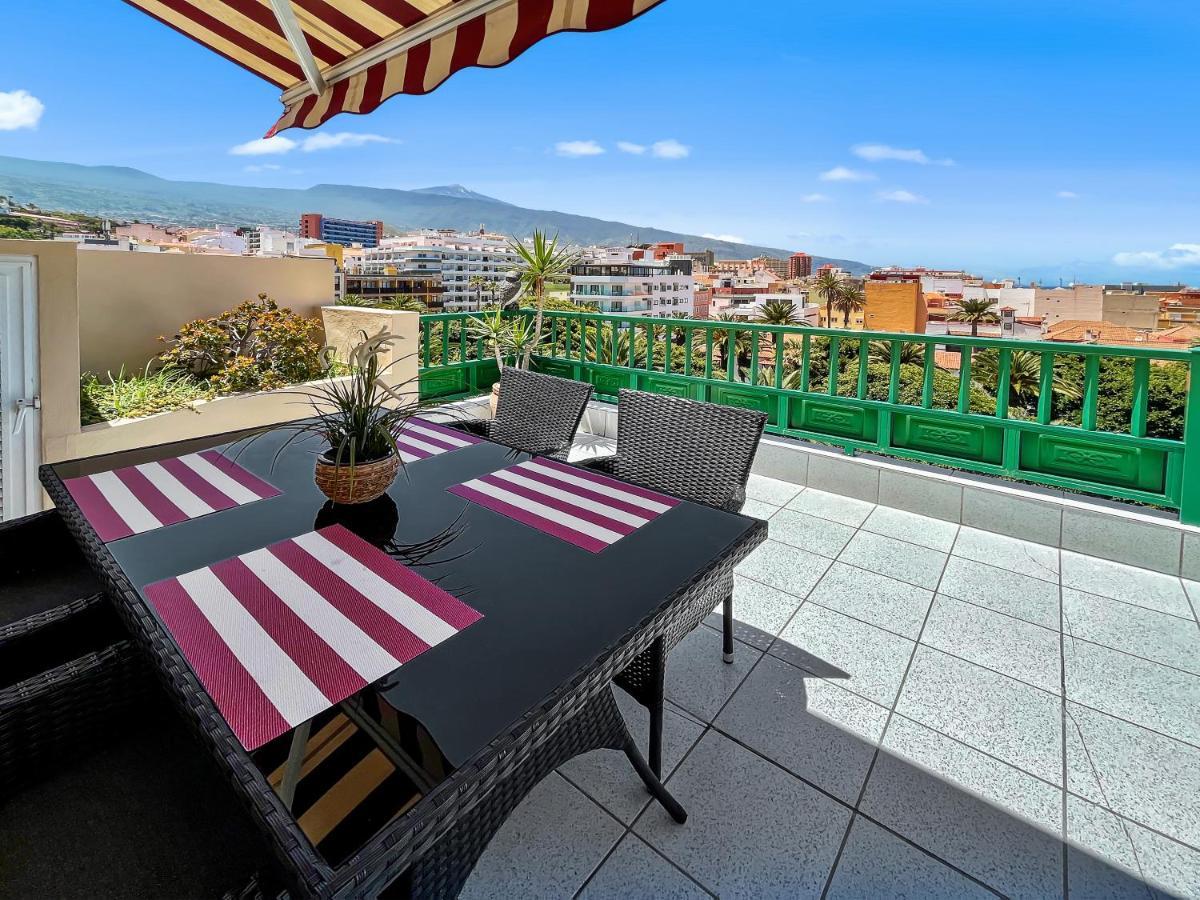 Leilighet Large Penthouse With Sunny Terrace Puerto de la Cruz (Tenerife)